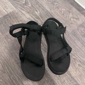 Teva black classic sandals